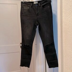 Free People Studded Distressed Jeans Back 30